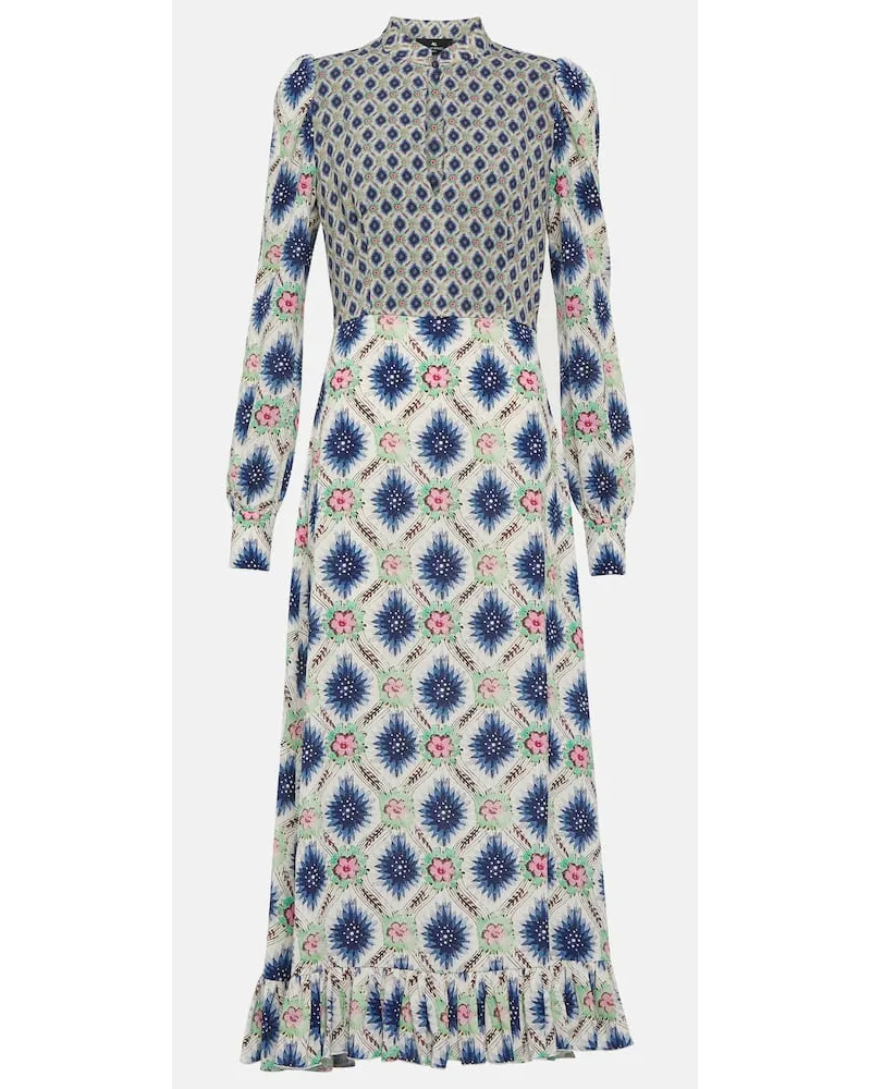 Etro Bedrucktes Midikleid Multicolor