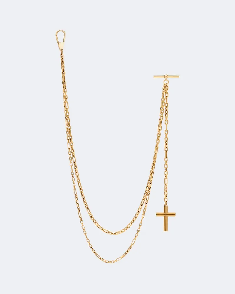 KHAITE Taschenanhänger, 18kt vergoldet Gold