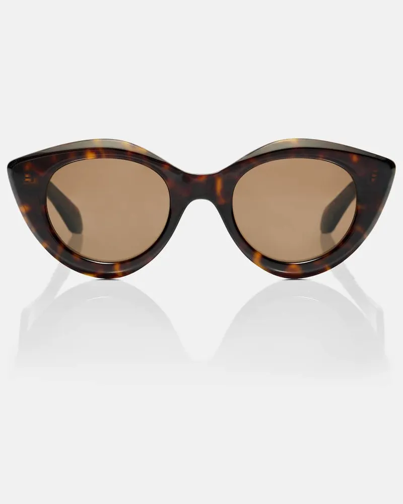 Alaïa Alaïa Cat-Eye-Sonnenbrille Absolu Braun