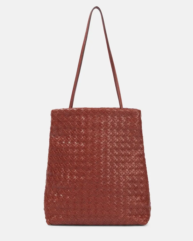 The Row Schultertasche Lilou aus Leder Braun