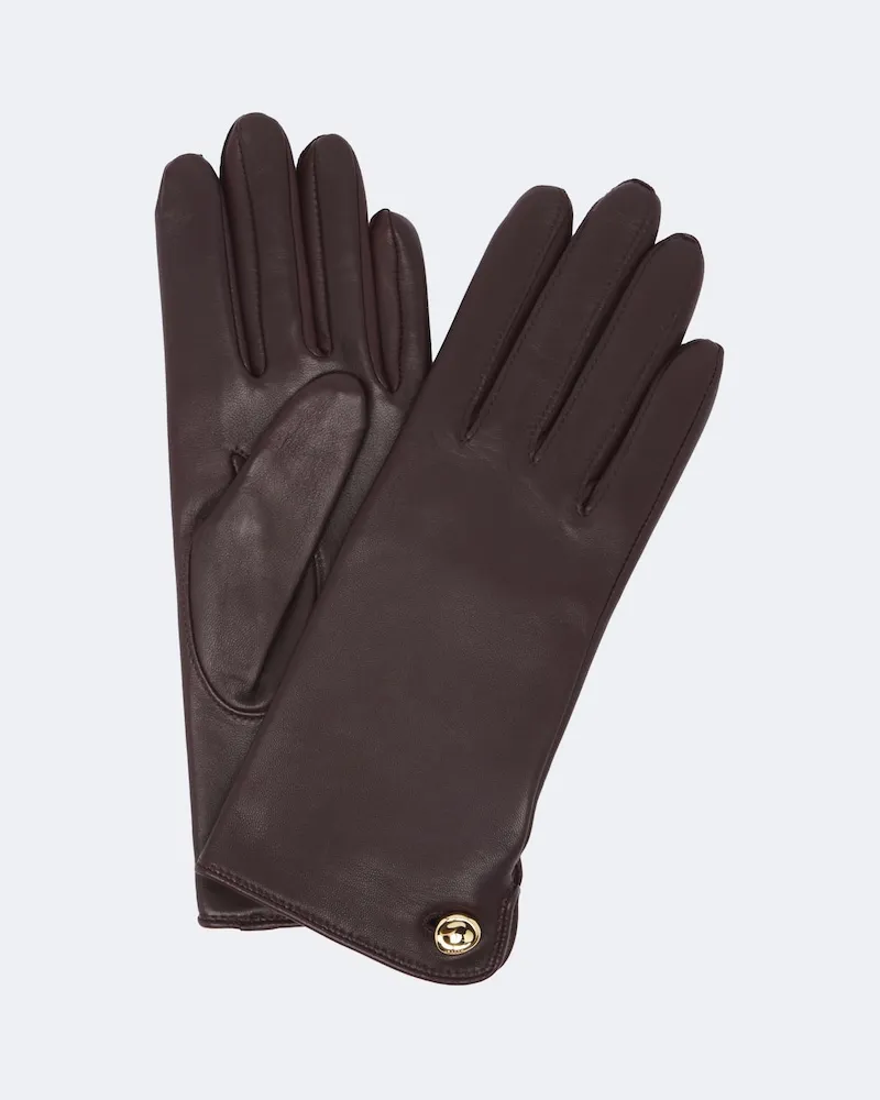 Joseph Handschuhe Florie aus Leder Burgunderrot