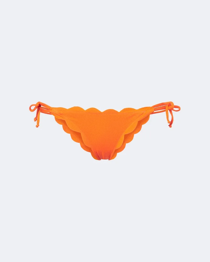 Marysia Bikinihose Mott mit Bogenkante Orange
