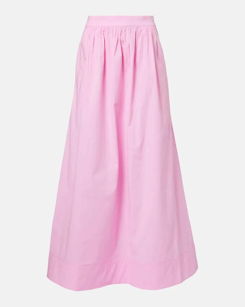 Adriana Degreas Maxirock Opulence aus Baumwolle Pink