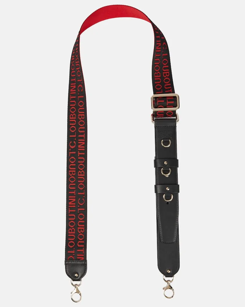Christian Louboutin Taschenriemen mit Leder Multicolor