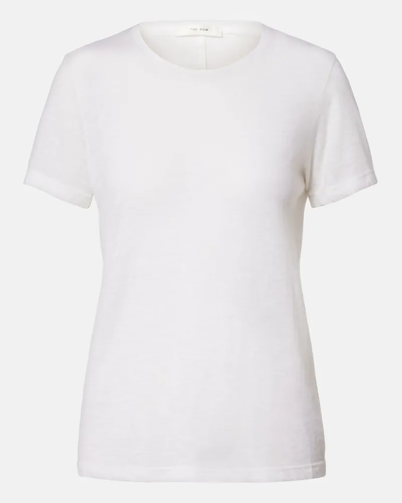 The Row Top Wesler aus Kaschmir Weiß