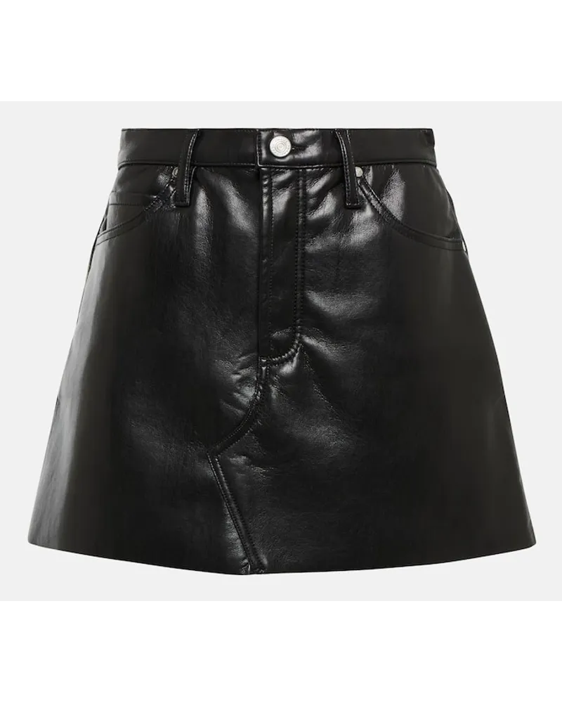 Frame Denim Minirock Le High ‘n’ Tight Schwarz