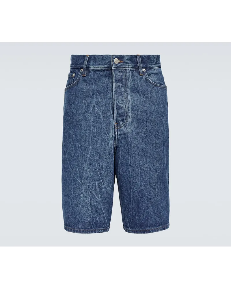 Dries van Noten Jeansshorts Blau