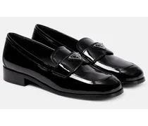 Loafers aus Lackleder