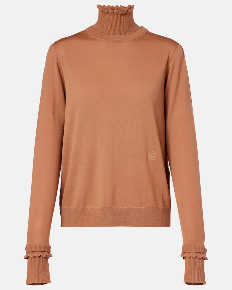 Chloé Chloé Pullover aus Wolle Braun