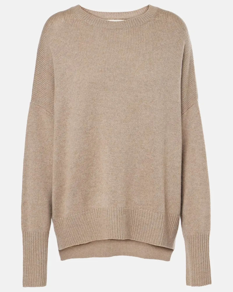 Lisa Yang Pullover Mila aus Kaschmir Braun