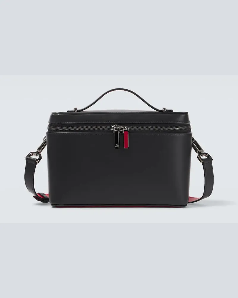 Christian Louboutin Messenger Bag Kypipouch aus Leder Schwarz