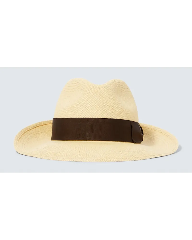 Borsalino Hut Amedeo aus Stroh Beige