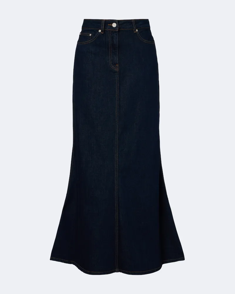 Joseph Maxirock Alport aus Denim Blau