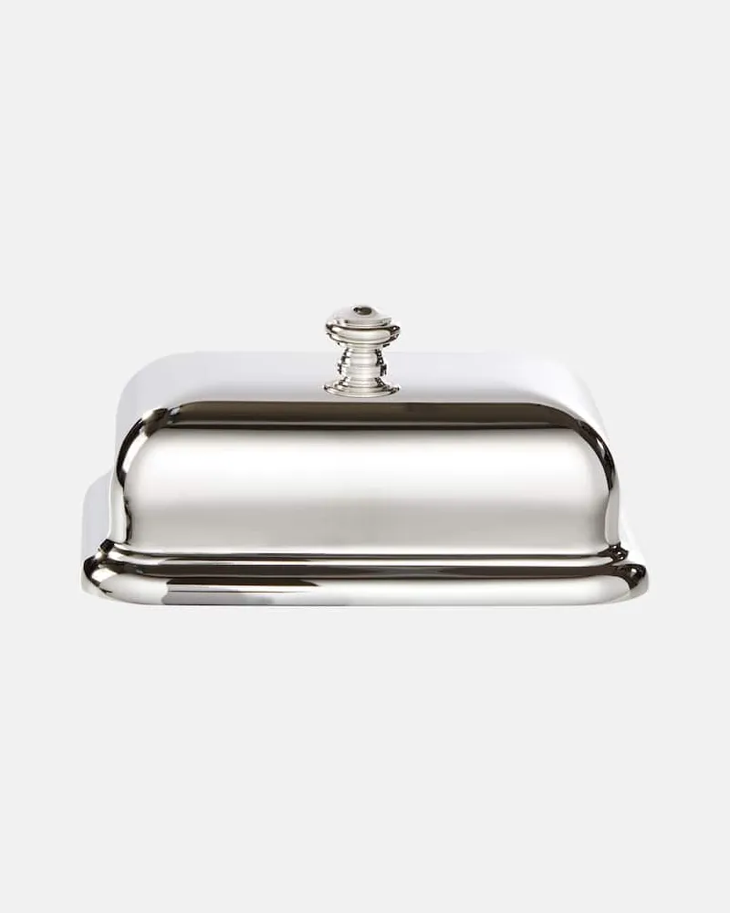 Christofle Butterdose Albi Silber