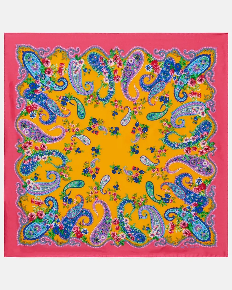 Etro Tuch Rigoletto aus Seide Multicolor