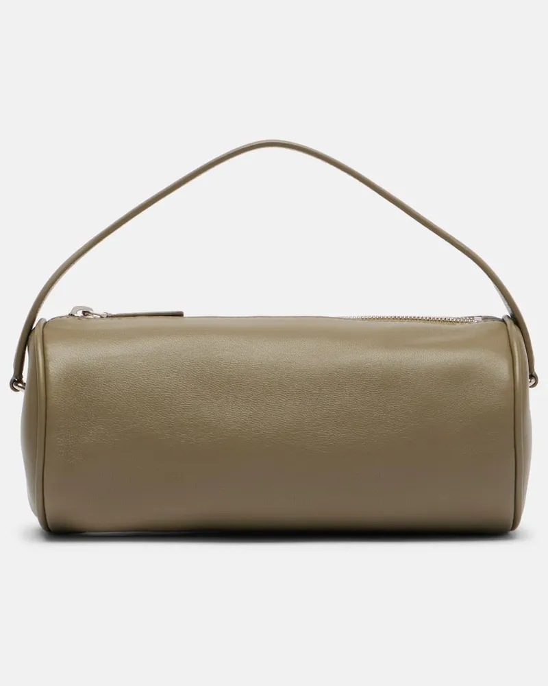 The Row Tote Bag Round 90's aus Leder Grün