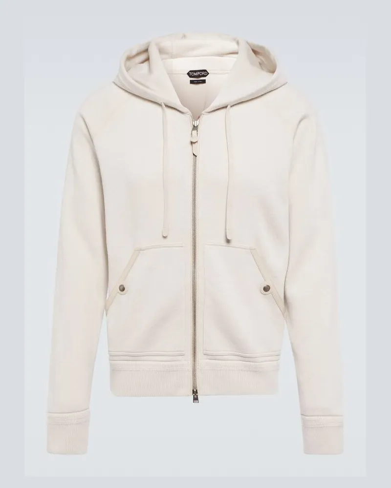Tom Ford Kapuzenjacke aus Kaschmir Beige