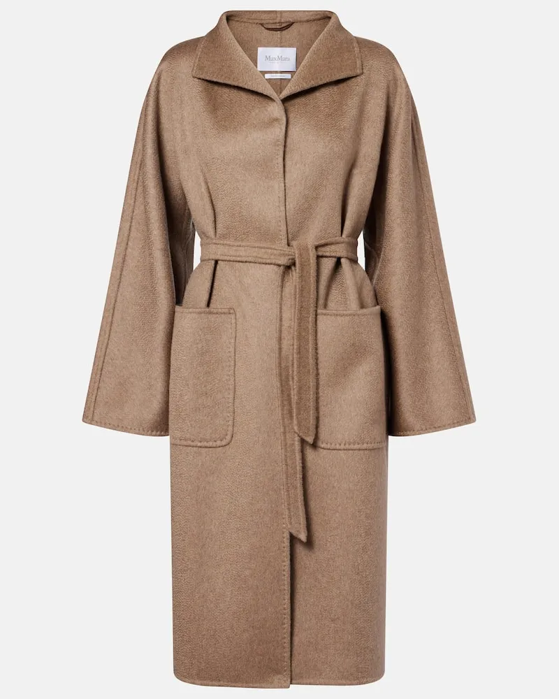 Max Mara Mantel Lilia aus Kaschmir Braun