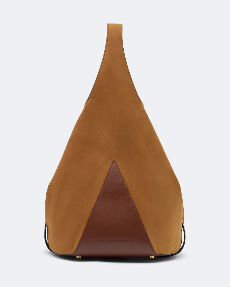 Stella McCartney Bucket Bag Appaloosa Medium Braun