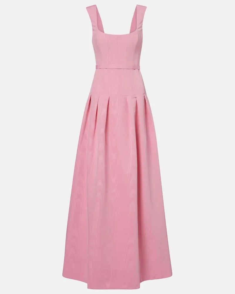 Rebecca Vallance Robe Amaro aus Taft Pink
