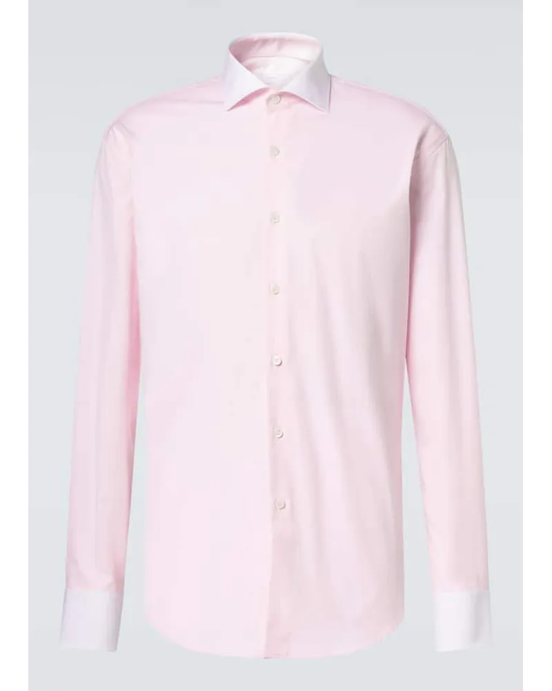 Prada Oxford-Hemd aus Baumwolle Pink