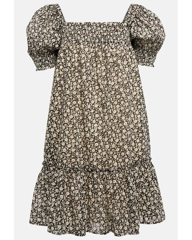 Tory Burch Minikleid aus Baumwolle Multicolor