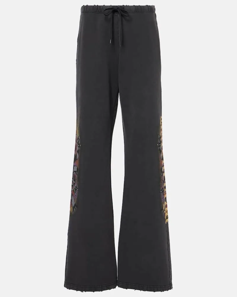 Balenciaga X Under Armour Jogginghose aus Baumwolle Schwarz