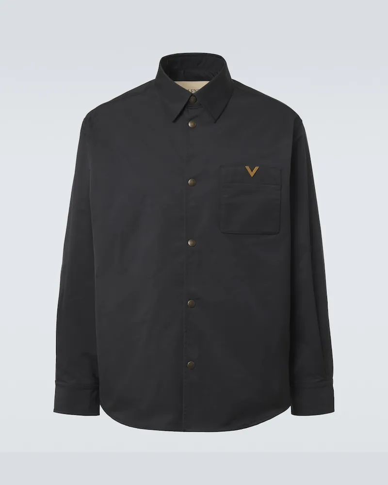 Valentino Garavani Hemdjacke VGold Schwarz