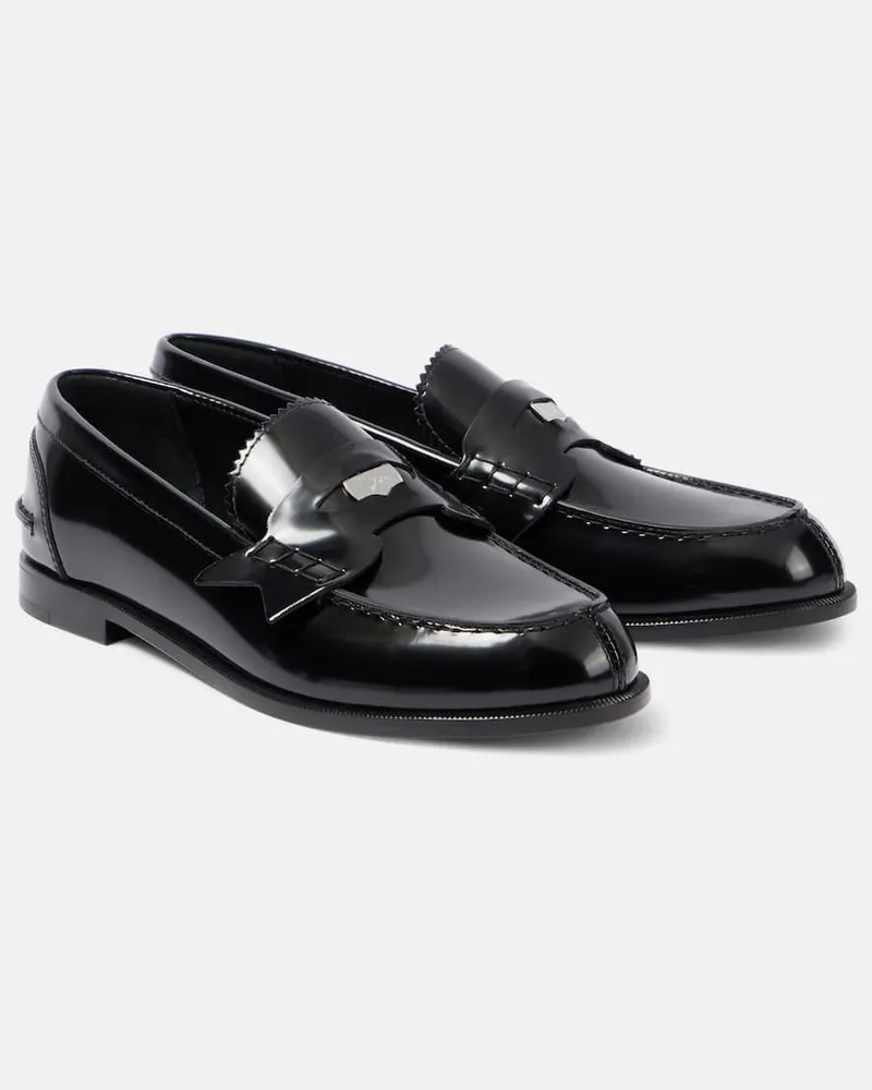 Christian Louboutin Loafers Penny aus Leder Schwarz