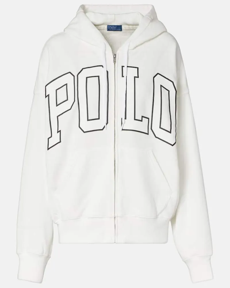 Ralph Lauren Hoodie aus einem Baumwollgemisch Weiß