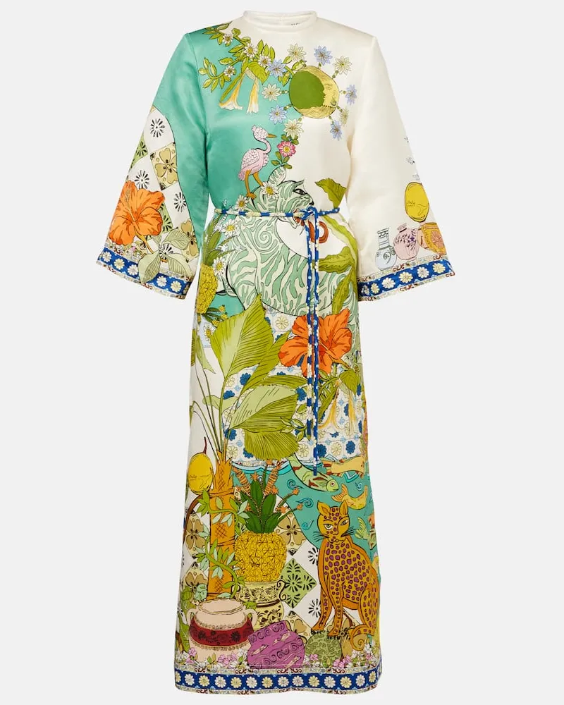 ALEMAIS Alémais Bedrucktes Maxikleid Hazel Multicolor