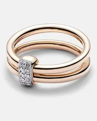 Pomellato Ring  Together aus 18kt Rosegold mit Diamanten Gold