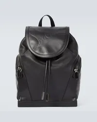 Christian Louboutin Rucksack Explorafunk aus Leder Schwarz