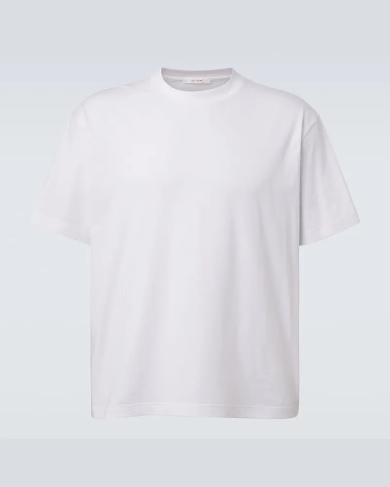 The Row T-Shirt Madoc aus Baumwoll-Jersey Weiß