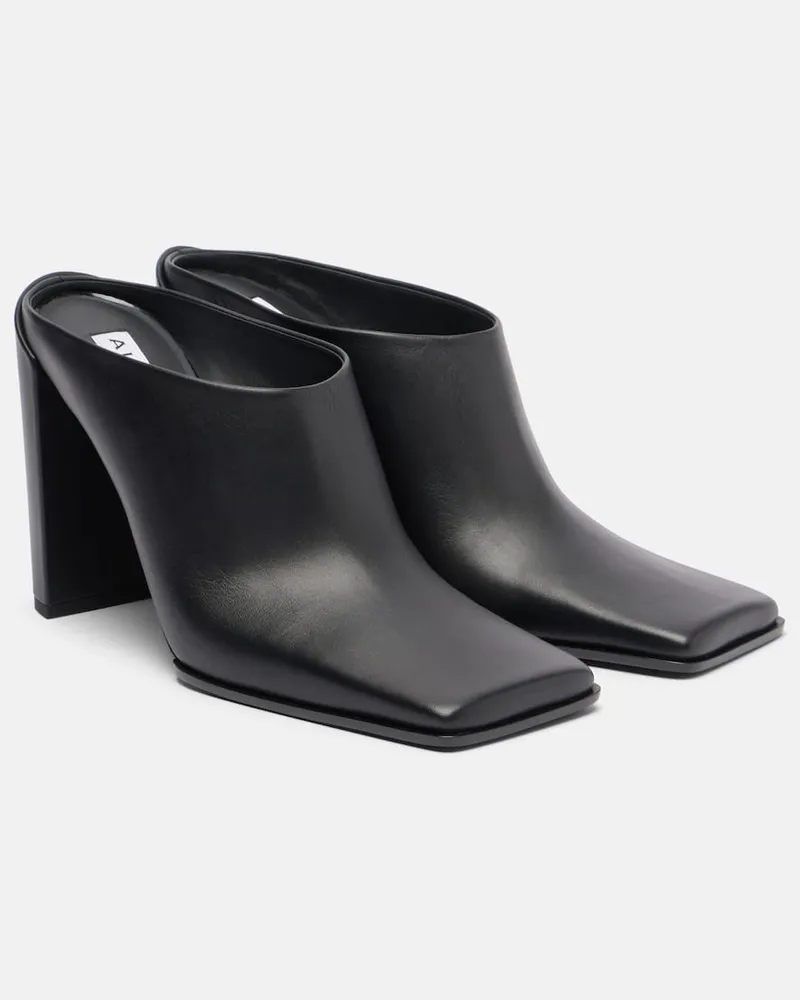 Alaïa Alaïa Mules 90 aus Leder Schwarz