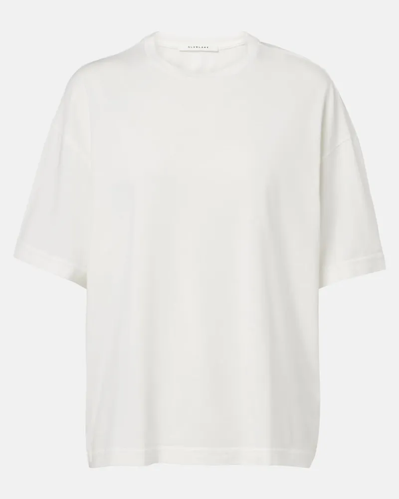 SLVRLAKE T-Shirt Boyfriend aus Baumwoll-Jersey Weiß