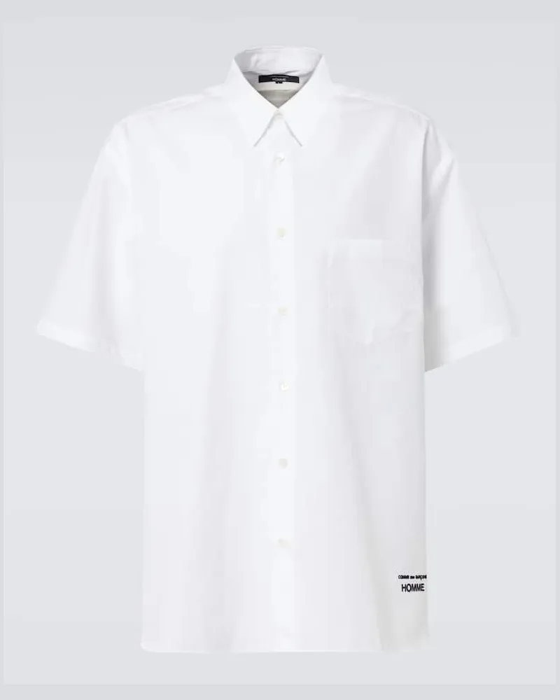 Comme des Garçons Comme des GarÃ§ons Homme Hemd aus Baumwolle Weiã