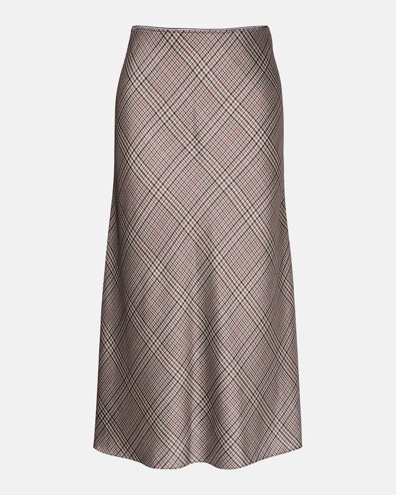 Vince Slipskirt aus Satin Multicolor