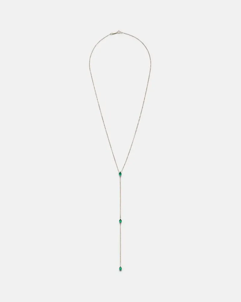 ANITA KO Halskette aus 18kt Gelbgold mit Smaragden Gold