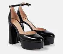 Plateau-Pumps Bessie 100 aus Lackleder