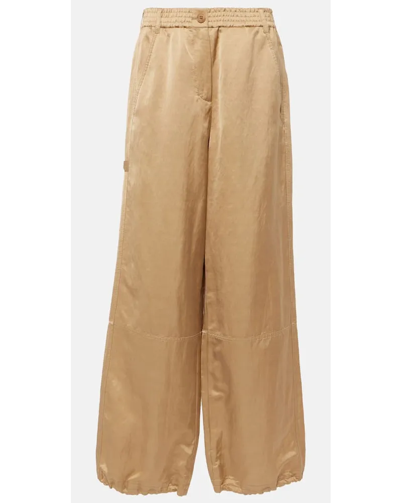 Dorothee Schumacher Weite Hose Slouchy Coolness Beige
