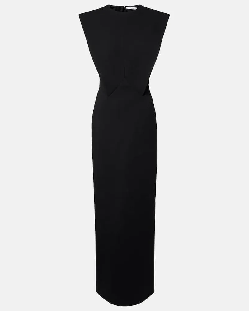 Givenchy Robe aus einem Wollgemisch Schwarz