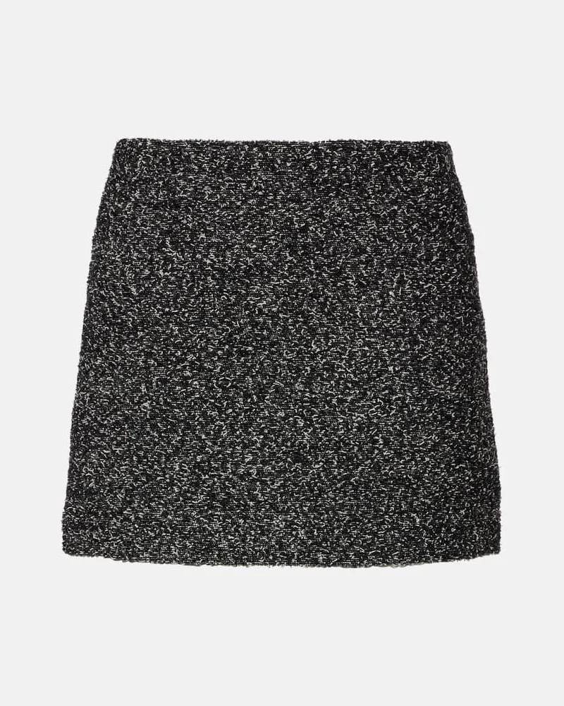 SPORTMAX Minirock Anemone aus Tweed Schwarz