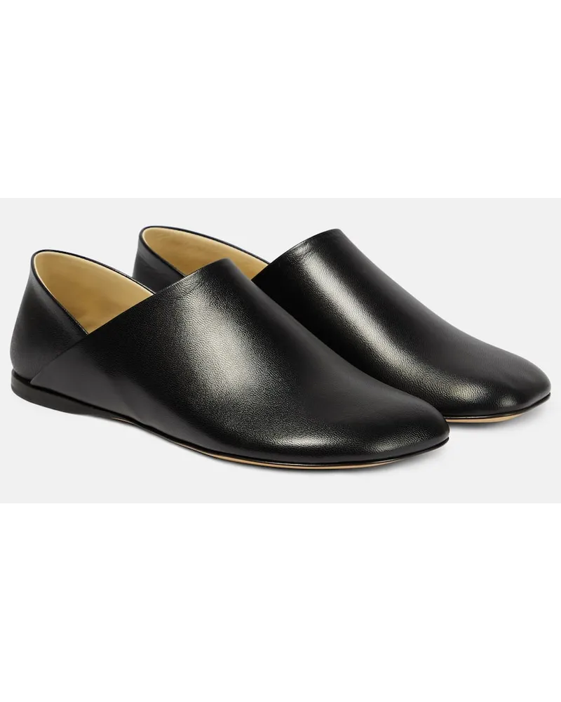 Loewe Slip-Ons Toy aus Leder Schwarz