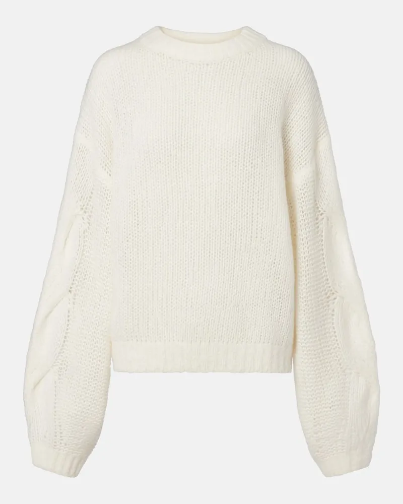 Lisa Yang Pullover Runi aus Kaschmir und Seide Weiß