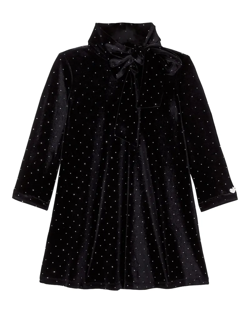 Monnalisa Verziertes Kleid Schwarz