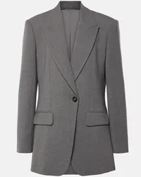 Brunello Cucinelli Blazer aus Wolle Grau