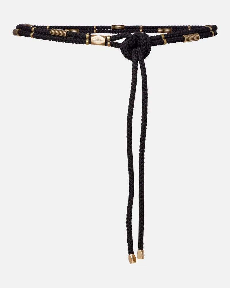 Isabel Marant Verzierter Gürtel Sayka Schwarz