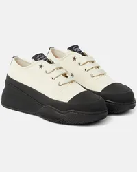 Stella McCartney Plateau-Sneakers Loop aus Canvas Schwarz