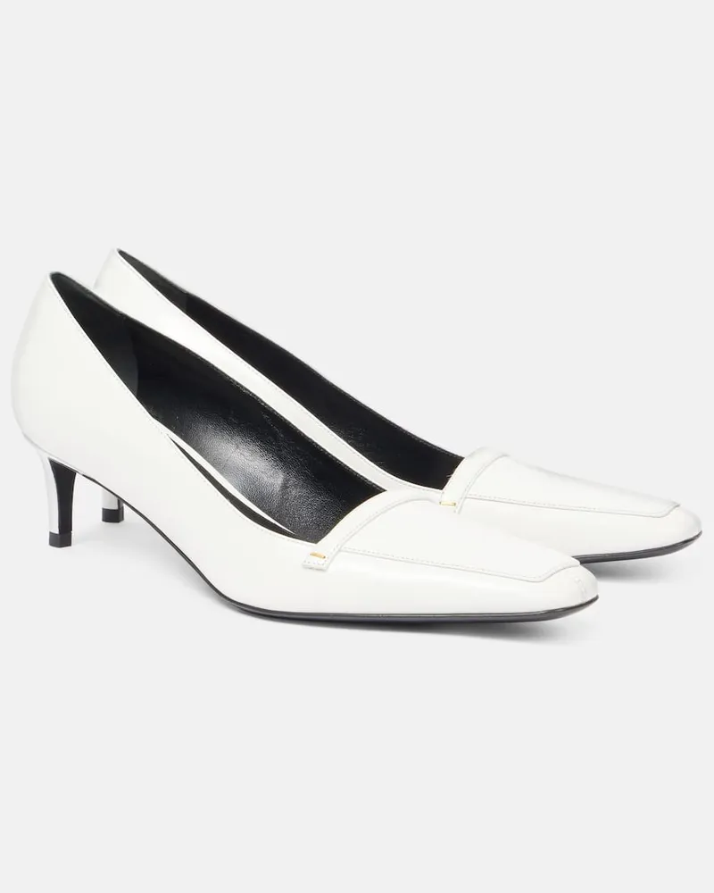 KHAITE Pumps Celia 50 aus Leder Weiß